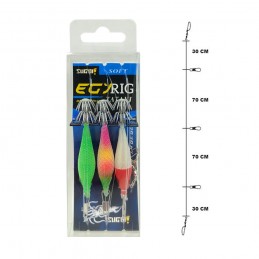 Artificiale Sugoi Rig Tataki Soft Egi 70mm |CentroPescaBrando