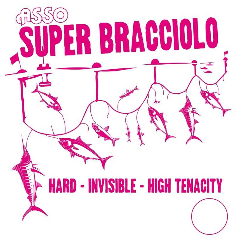 Matassa Asso Super Bracciolo Pink 1kg |CentroPescaBrando Matassa Asso Super Bracciolo Pink 1kg |CentroPescaBrando