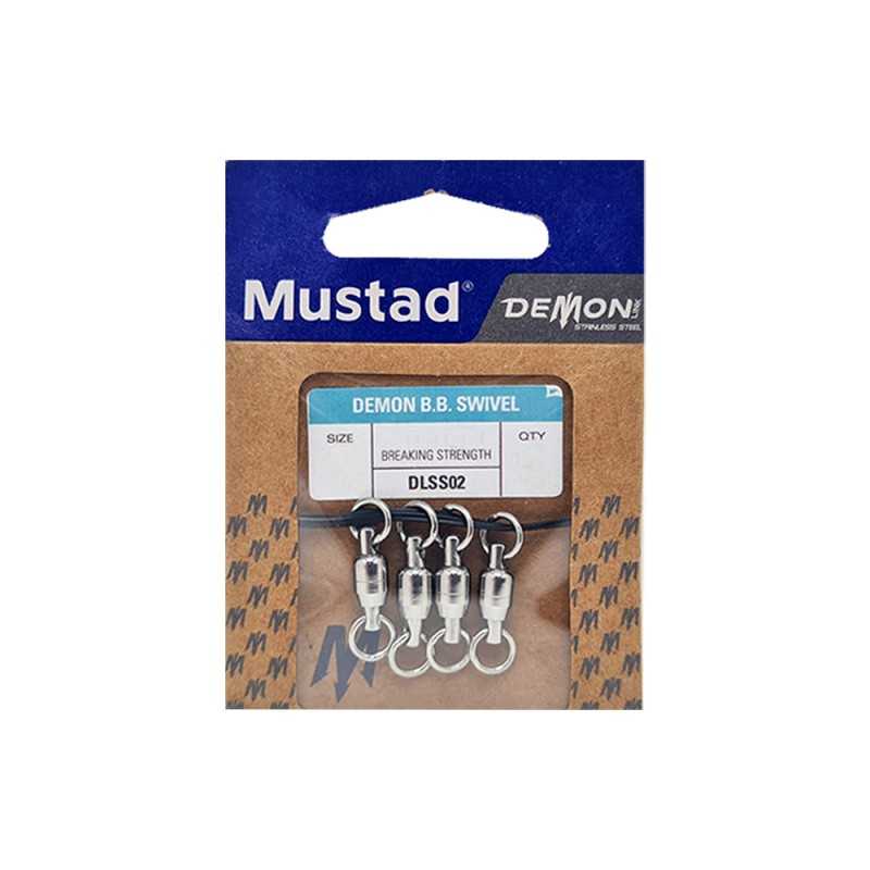 Girella Mustad Demon Swivel Cuscinetto a Sfera |CentroPescaBrando Girella Mustad Demon Swivel Cuscinetto a Sfera |CentroPescaBrando