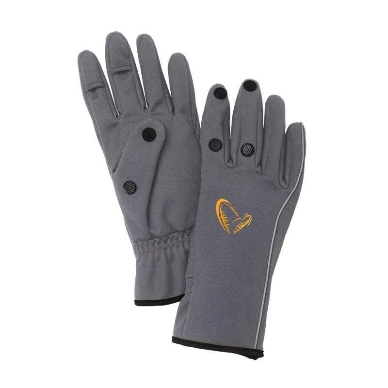 Savage Gear Softshell Gloves Guanti Grey |CentroPescaBrando Savage Gear Softshell Gloves Guanti Grey |CentroPescaBrando