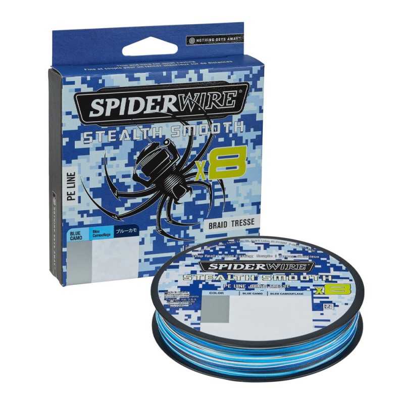 Filo Spiderwire Stealth Smooth x8 PE 300mt Blue |CentroPescaBrando Filo Spiderwire Stealth Smooth x8 PE 300mt Blue |CentroPescaBrando