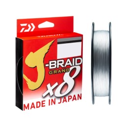 Filo Daiwa J-Braid Grand X8 Gray 135mt Treccia |CentroPescaBrando