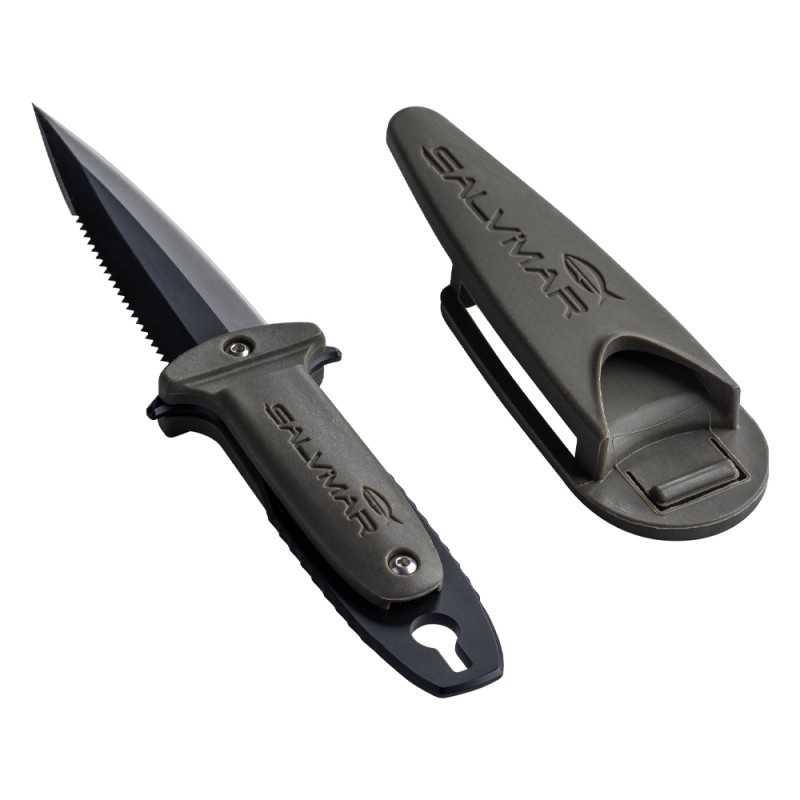 Salvimar Coltello ST-Atlantis Knife Black Blade |CentroPescaBrando Salvimar Coltello ST-Atlantis Knife Black Blade |CentroPescaBrando