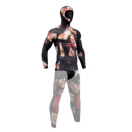 C4 Carbon Carbon Rock Jacket Giacca 3mm Muta Sub |CentroPescabrando