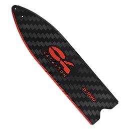 C4 Carbon Pala S-990 Carbon Blade 30 Firestone Red |CentroPescaBrando