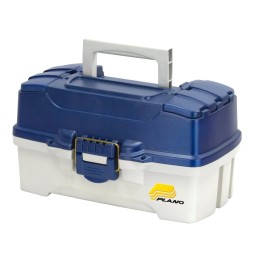 Plano Cassetta Two Tray Tackle Box Blue/White |CentroPescaBrando