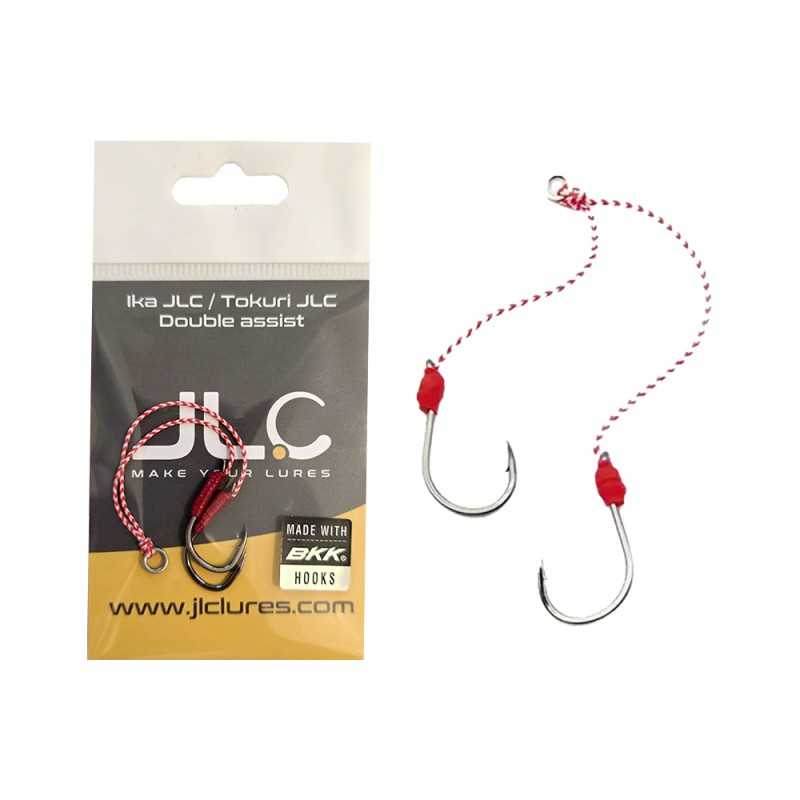 JLC Ika Tokuri Double Assist Hook Jig Head Vertical|CentroPescaBrando JLC Ika Tokuri Double Assist Hook Jig Head Vertical|CentroPescaBrando
