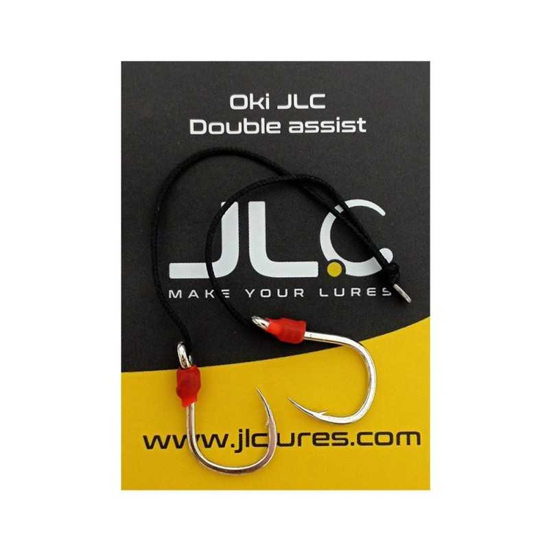 JLC OKI Assist Double Hook Esca Siliconica Vertical |CentroPescaBrando JLC OKI Assist Double Hook Esca Siliconica Vertical |CentroPescaBrando