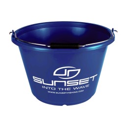Sunset Seau Secchio Blu 18LT Porta Esca e Vivo |CentroPescaBrando