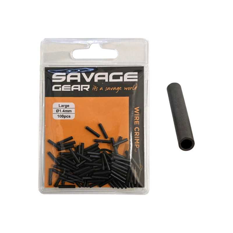 Savage Gear Wire Crimps Sleeves L Ghierette |CentroPescaBrando